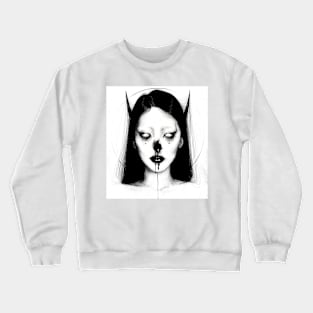 She lost her nose Crewneck Sweatshirt